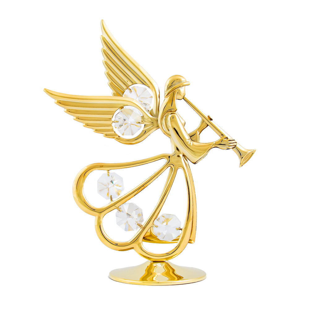 Guardian Angel with Trumpet Figurine