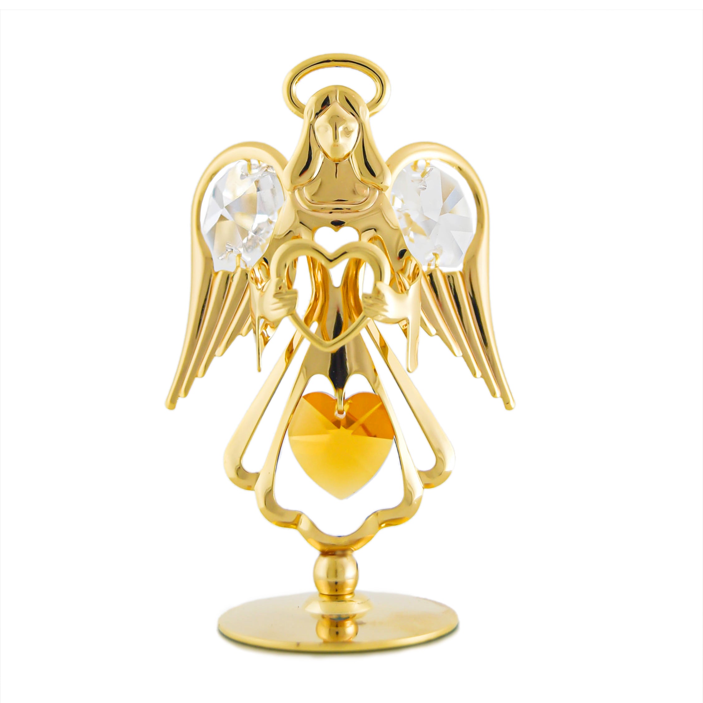 November- Swarovski Crystal in Golden Topaz-Color