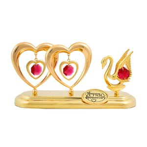 Double Hearts with Swan - Custom Occasions Figurine