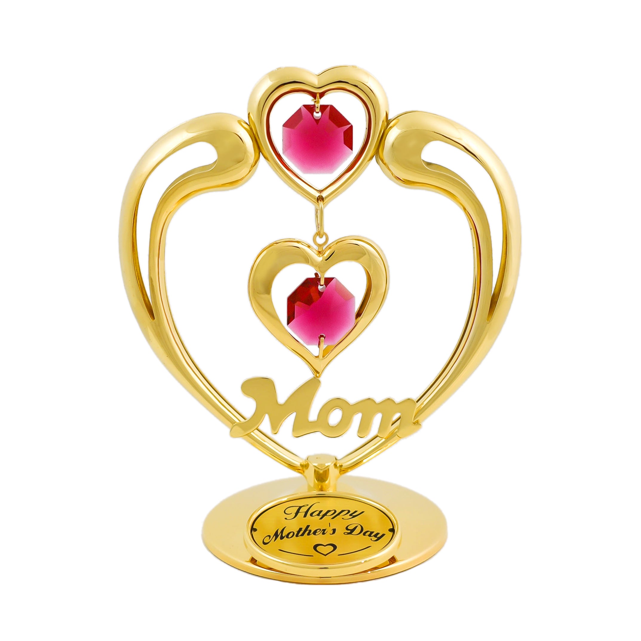 Heart in Heart w/ 'Mom' Figurine - Happy Mother's Day