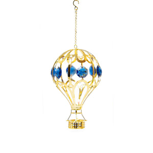 Gold Hot Air Balloon Ornament