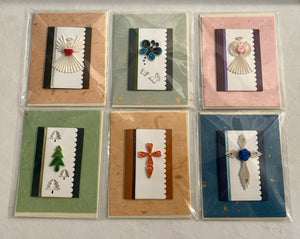 QUILLING CHRISTMAS CARDS W/ENVELOPES
